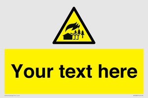 Custom Warning: Large scale fire zone